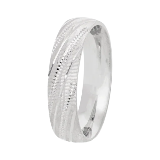 Argolla Oro Blanco 5mm
