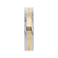 Argolla Oro Amarillo y Blanco 5mm