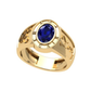 Anillo de Graduación de Kínder con una Incrustación Ovalada