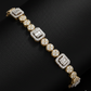 Pulso Diamantes 10K 5.25 CTW Oro amarillo y blanco