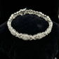 Pulso de diamantes 3.46 CTW Oro blanco 14K