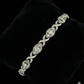 Pulso de diamantes 3.46 CTW Oro blanco 14K