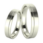 Juego de Argollas Plain de Oro Blanco 14k