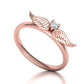 Anillo de alas de diamante