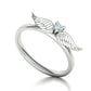 Anillo de alas de diamante