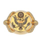 Anillo American Eagle de Oro Amarillo 14k