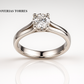 Anillo de compromiso con logo completo