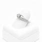 Anillo de compromiso girado con base