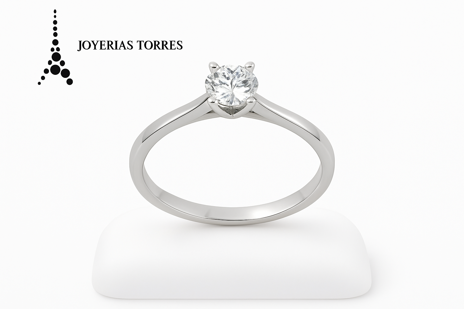 Anillo mejorado con fondo claro - Joyerías Torres