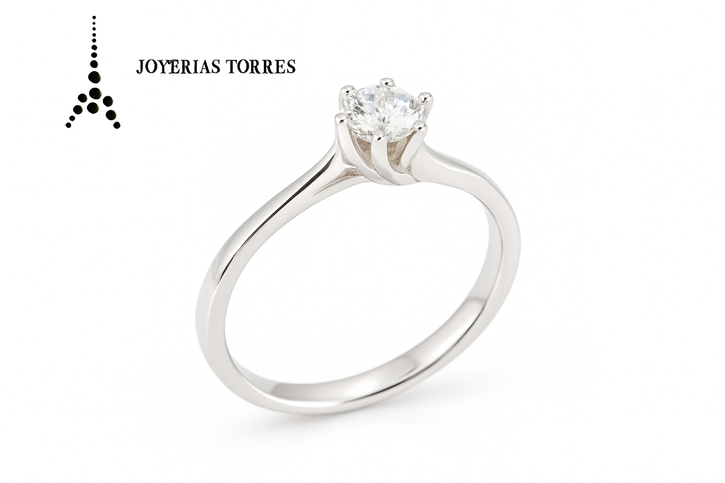 Anillo mejorado vista lateral - Joyerías Torres