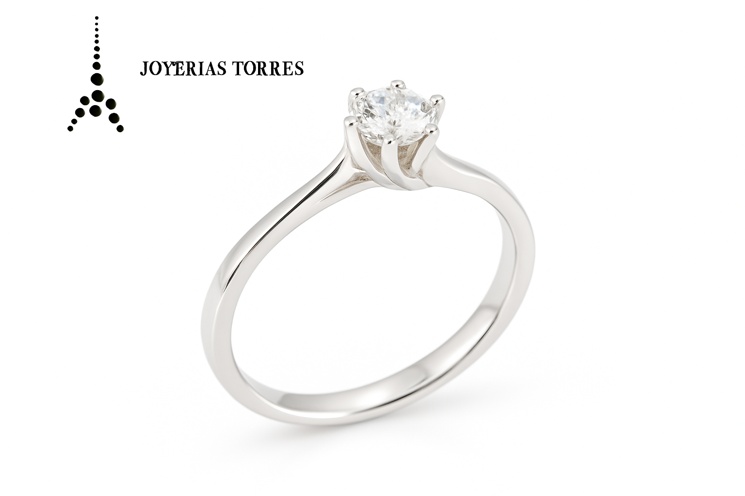 Anillo mejorado vista lateral - Joyerías Torres