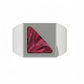 Anillo de Graduación con Incrustación en Forma Triangular