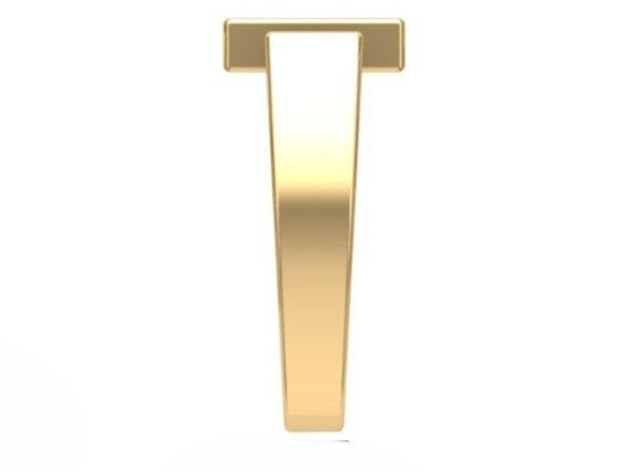 Anillo de Graduación con Logo Cuadrado e Incrustaciones