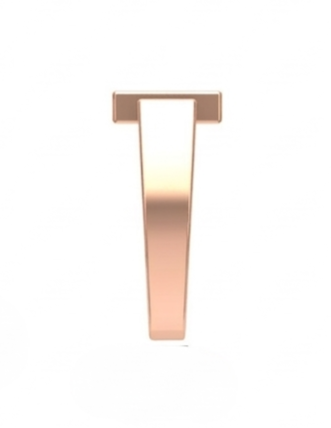 Anillo de Graduación con Logo Cuadrado e Incrustaciones