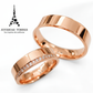 Anillos de compromiso en oro rosa