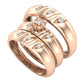Trio de Argollas Matrimoniales AV 414