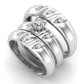 Trio de Argollas Matrimoniales AV 414