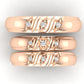 Trio de Argollas Matrimoniales AV 414