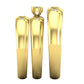 Trio de Argollas Matrimoniales AV 414