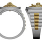 Anillo Rostro de Oso de Oro Blanco y Amarillo