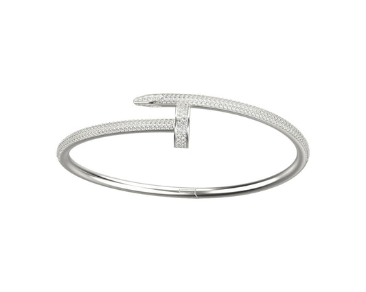 Brazalete Juste un Clou de Oro Acompañado de Incrustaciones