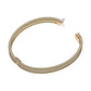 Atractivo Brazalete de Oro Amarillo 14k con Incrustaciones