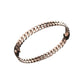 Atractivo Brazalete Cuban de Oro