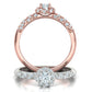 Anillo Delicate Twist de Oro 14k con Incrustaciones