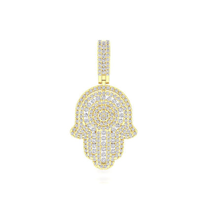 Dije Hamsa con Incrustaciones Deslumbrantes