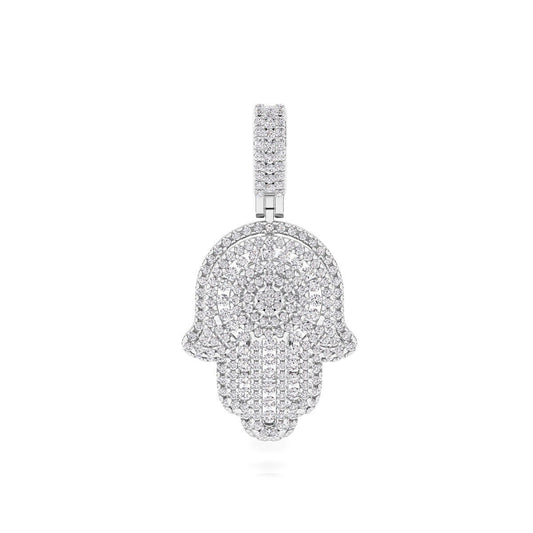 Dije Hamsa con Incrustaciones Deslumbrantes