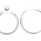 Trio de Argollas Matrimoniales con Solitario Cuadrado con Cruz Simétrica