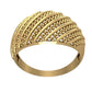 Anillo Enmallado de Oro Amarillo