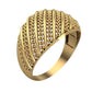 Anillo Enmallado de Oro Amarillo