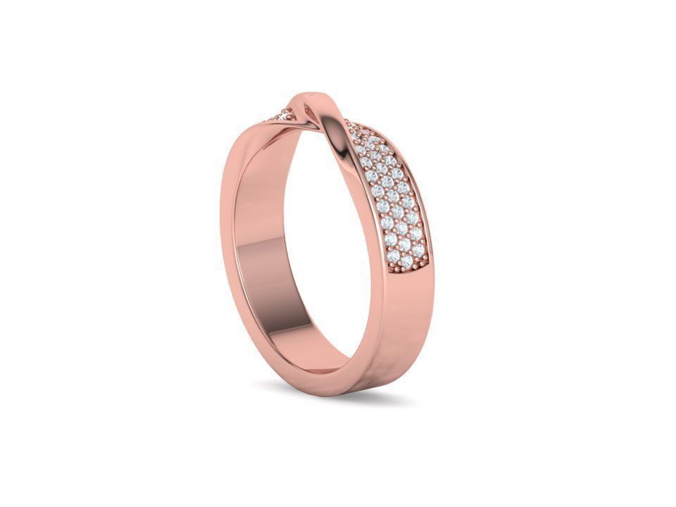 Churumbela Diamond Mobius con Brillantes Incrustaciones