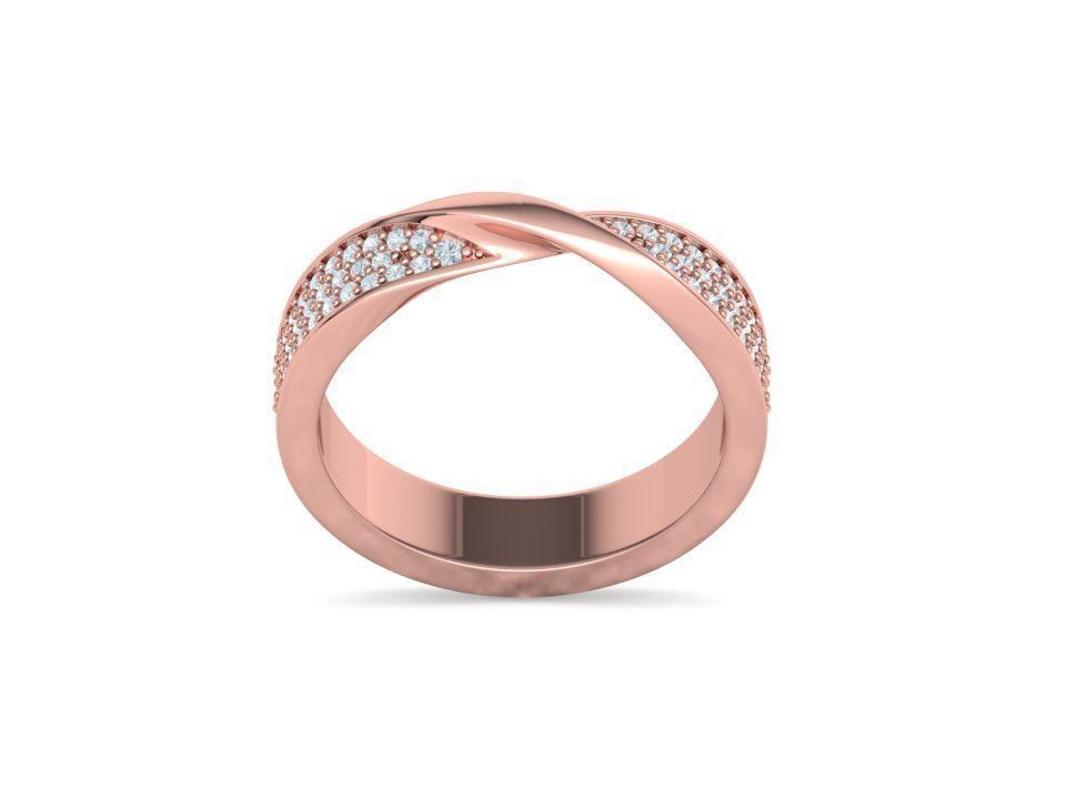 Churumbela Diamond Mobius con Brillantes Incrustaciones
