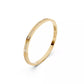 Refinado Brazalete Small de Oro Amarillo con Pavé de Incrustaciones