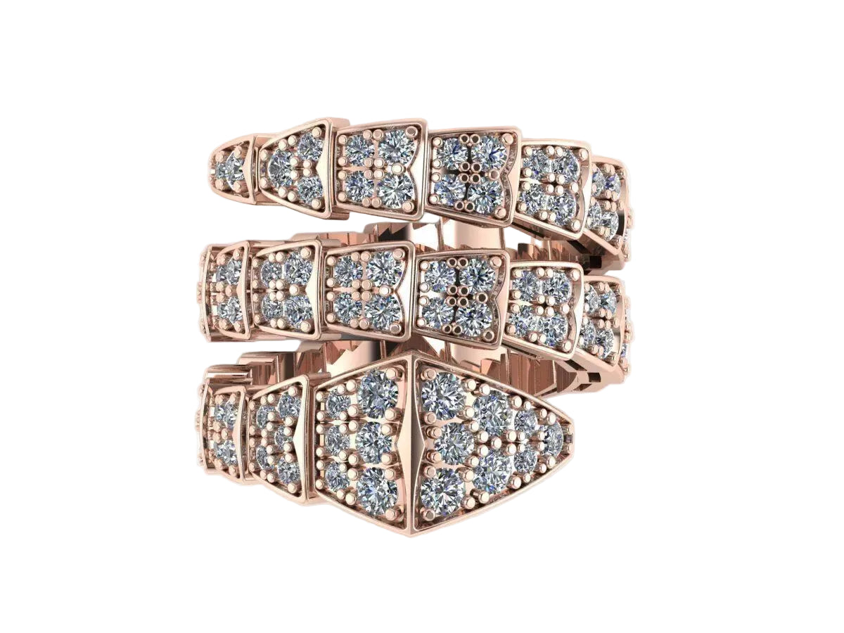 Anillo BVI Snake Shape de Oro