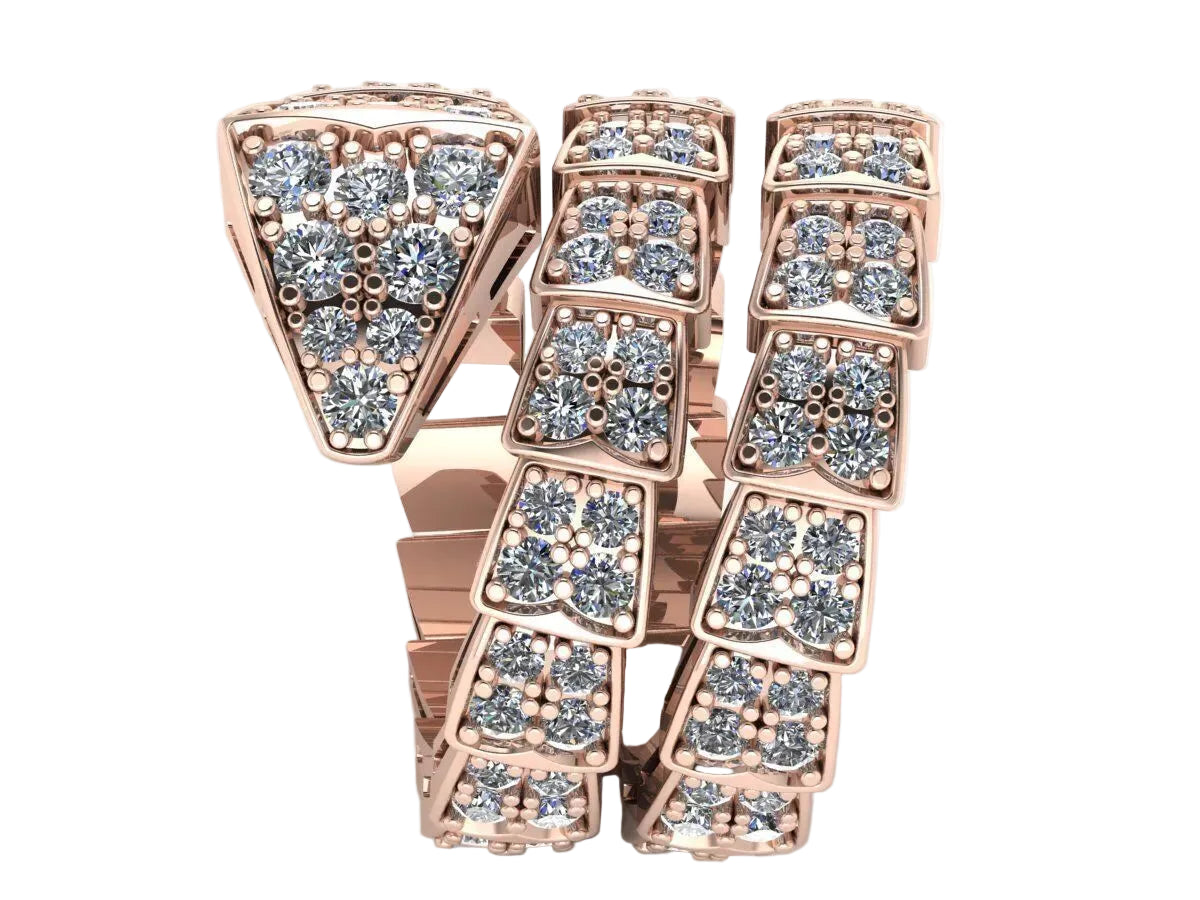 Anillo BVI Snake Shape de Oro