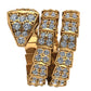 Anillo BVI Snake Shape de Oro