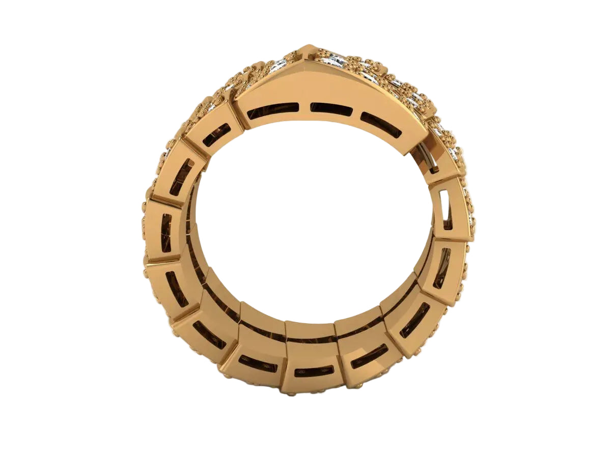 Anillo BVI Snake Shape de Oro