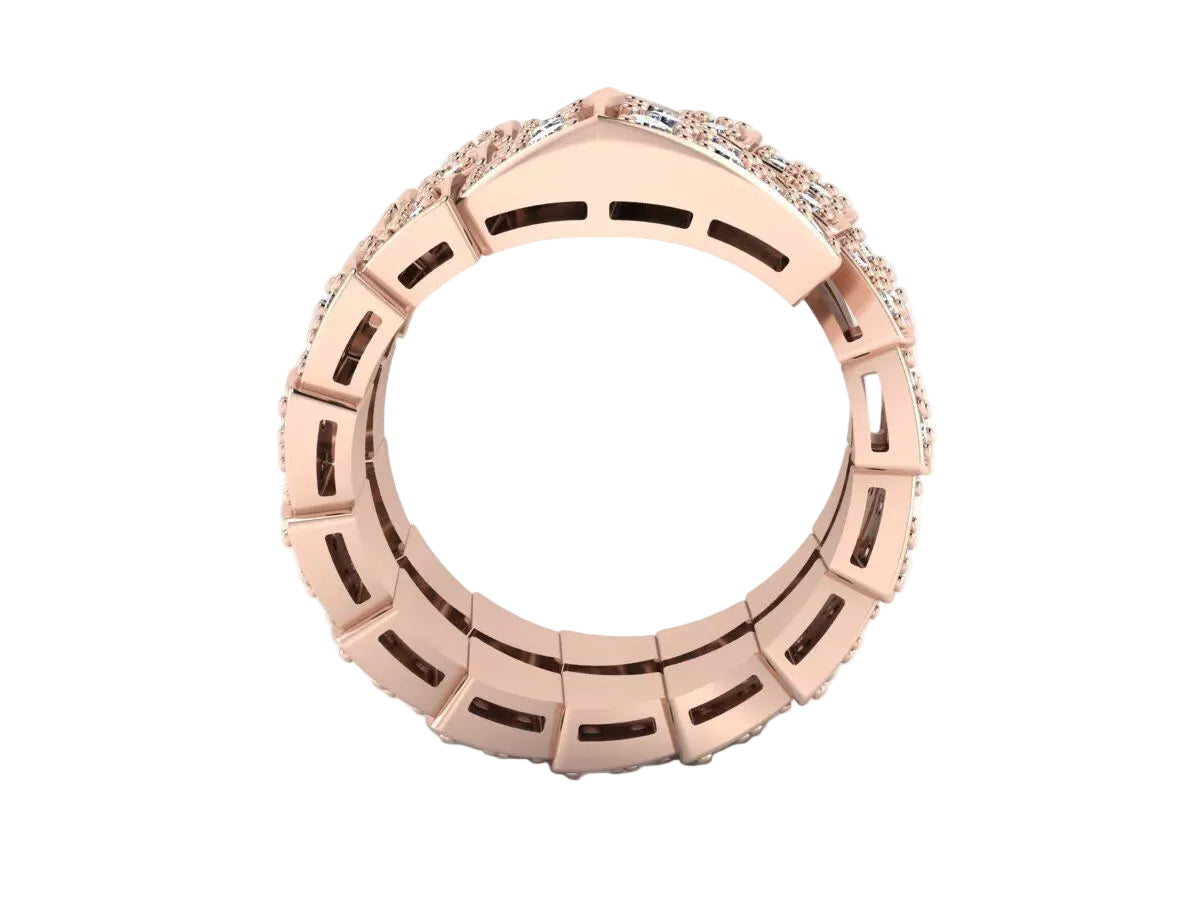 Anillo BVI Snake Shape de Oro