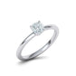 Anillo De Compromiso Four Claw con Solitario Oro 14k