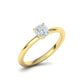 Anillo De Compromiso Four Claw con Solitario Oro 14k