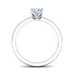 Anillo De Compromiso Four Claw con Solitario Oro 14k