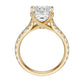 Anillo de Compromiso Hidden Diamond X Cathedral Corte Esmeralda