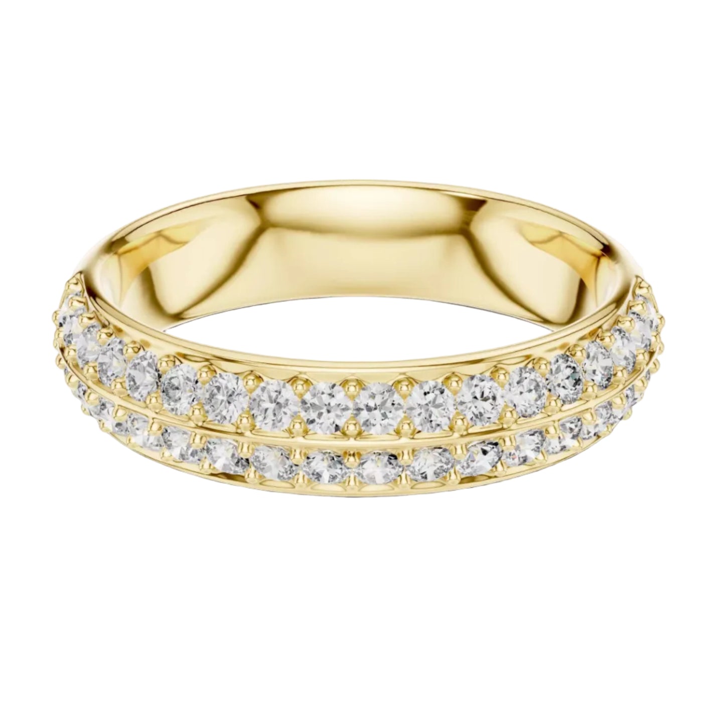 Churumbela de Doble Fila con Engaste Pavé