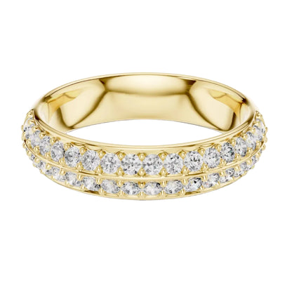 Churumbela de Doble Fila con Engaste Pavé