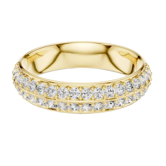 Churumbela de Doble Fila con Engaste Pavé