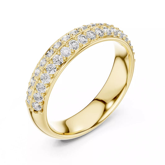 Churumbela de Doble Fila con Engaste Pavé