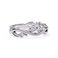 Churumbela Eternity Diamond en Forma de Petalos con Incrustaciones Deslumbrantes